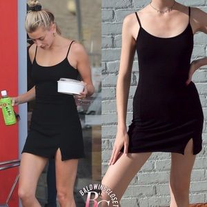 NWOT Brandy Melville Kyran mini dress as seen on Hailey Bieber